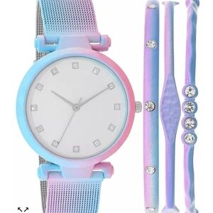 INC International Concepts Women's Gift Set Watch & Bracelet